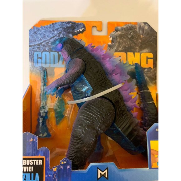 Godzilla vs Kong Hong Kong Battle Godzilla Battle Damage Playmates 6" Figure‎ - Picture 7 of 9